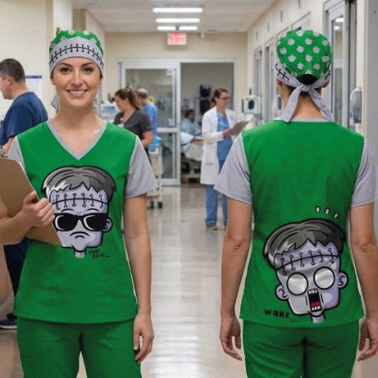 YOUNG FRANKIE SCRUB TOP