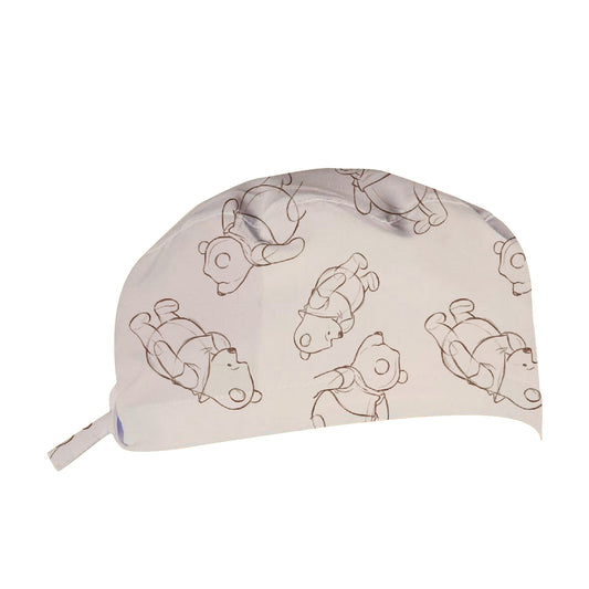 WINNIE THE POOH SKETCH SCRUB CAP