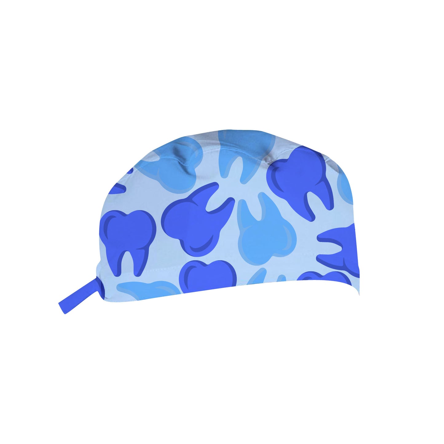TEETH - MOLARS BLUE SCRUB CAP