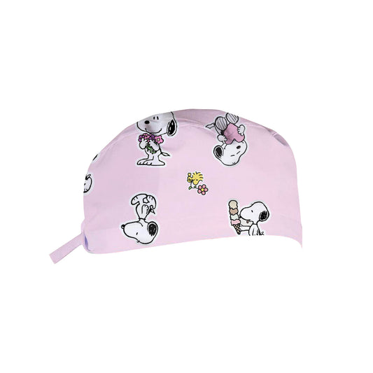 SNOOPY WITH ICE CREAM SCRUB CAP
