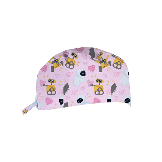 WALL-E PINK SCRUB CAP